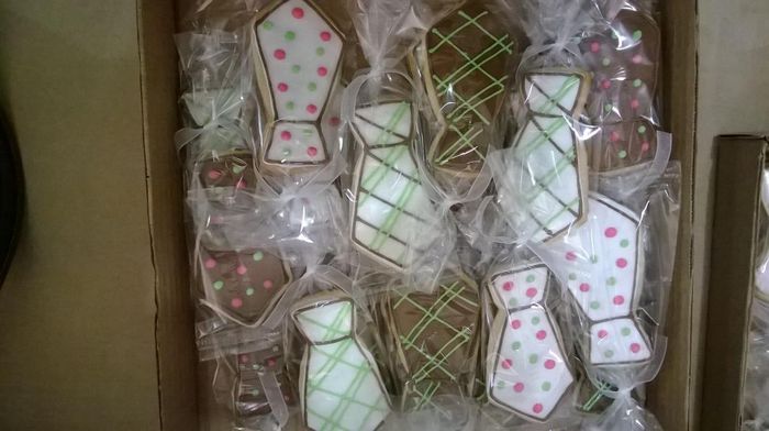 Galletas de recuerdo - corbatas