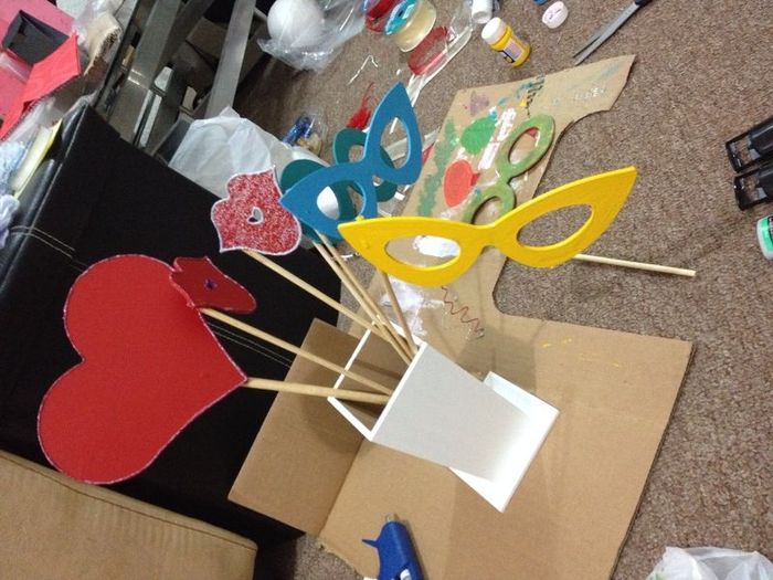 Nuestro material para el Photobooth