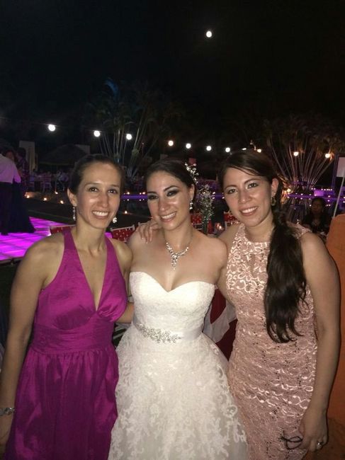 con amigas muy queridas