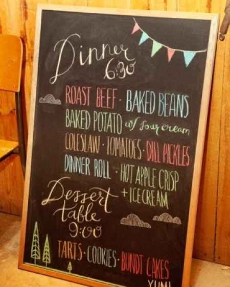 Menu en Pizarra Divertida