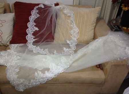 Mi Velo corto y Mantilla