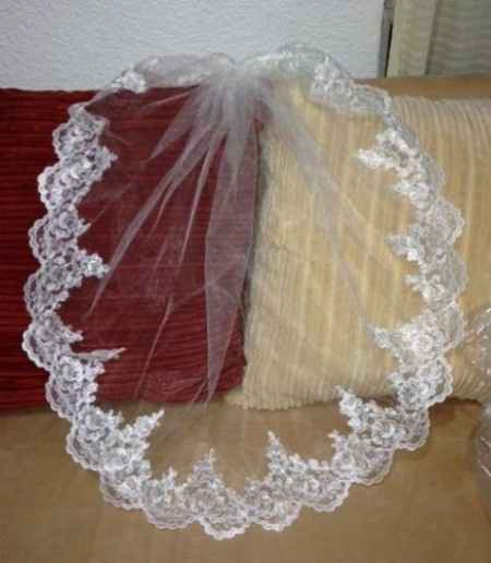 Mi Velo corto y Mantilla