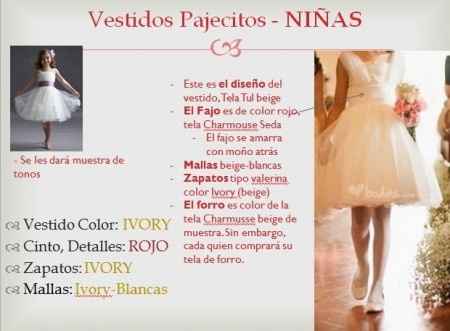 Vestido para mis pajes