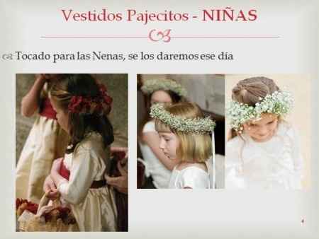 Vestido para mis pajes