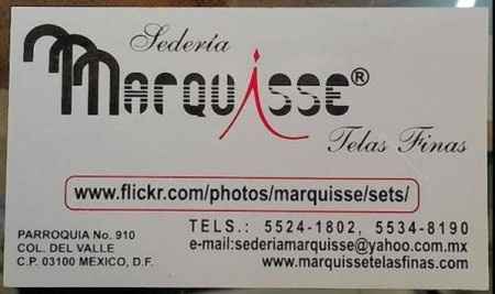 Local para telas de vestidos de novias