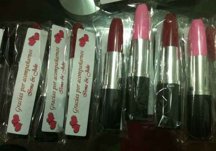 Mis recuerdos Plumas Lipstick para despedida