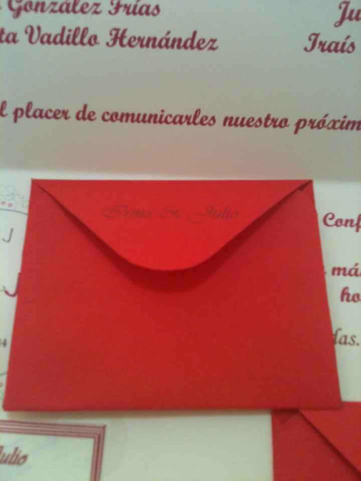 Acercamiento Sobres de Nuestras Invitaciones DIY para DINERO