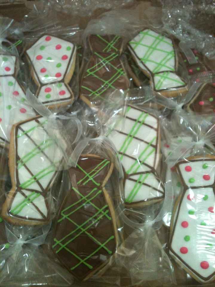 Galletas de recuerdo - corbatas