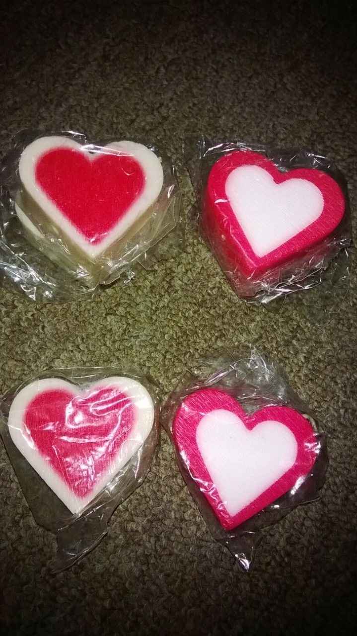 Regalos de agradecimiento para damas: velas de corazon