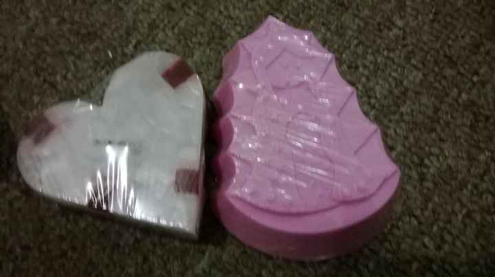 Regalo: Jabon en forma de virgen para padrinos