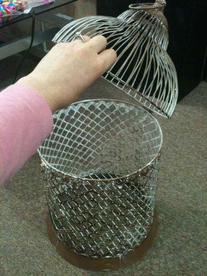 Jaula para nuestro libro de firmas - Piedras Decorativas