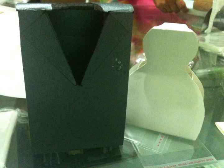 Nuestras Cajitas de Novio y Novia de recuerdo