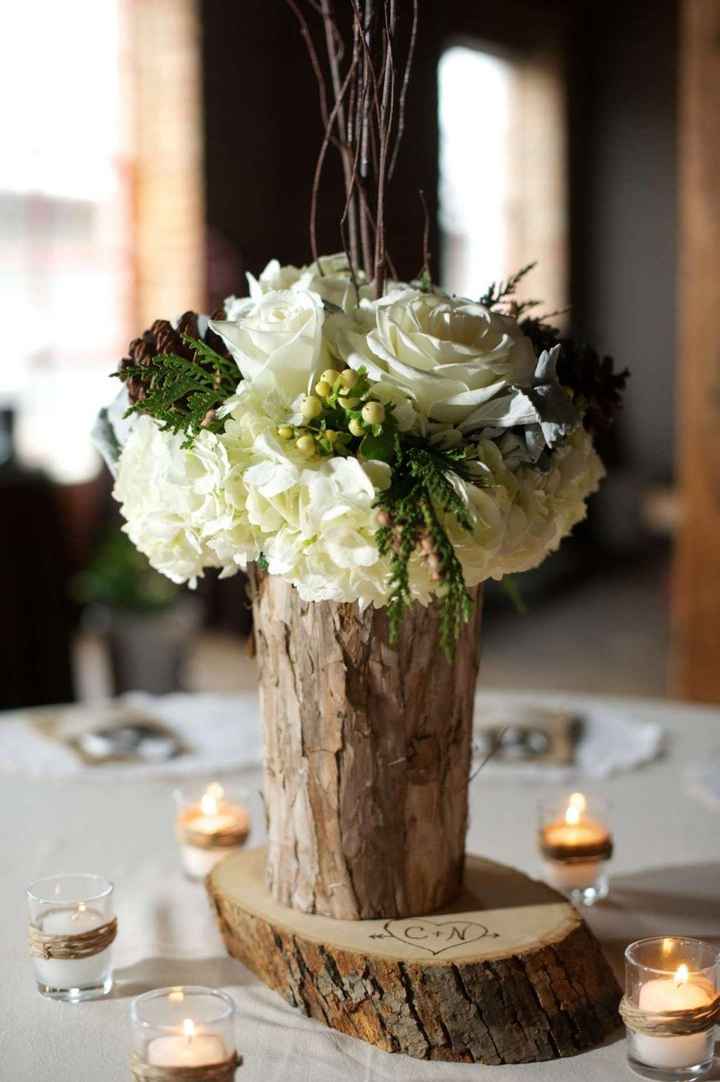 Me llama mucho la atencion este tipo de centro de mesa.