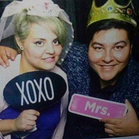 visitando expo boda