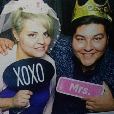 visitando expo boda