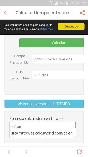 ¿Cuántos días llevan juntos? 