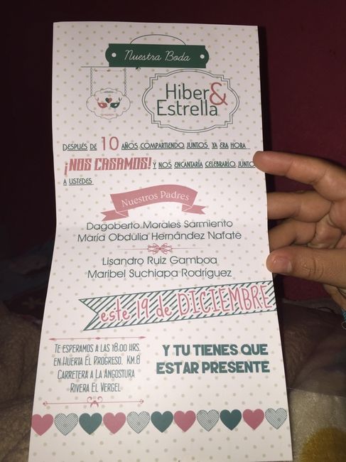 A 56 días del gran día las invitaciones listas - 2