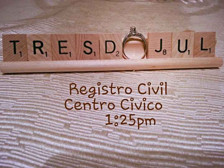 Boda civil - 1