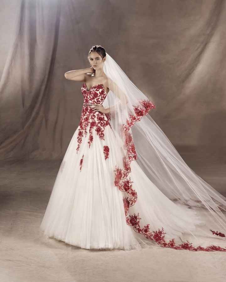 Vestido de novia rojo - 2