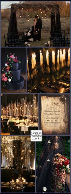 Ideas boda goth - 12