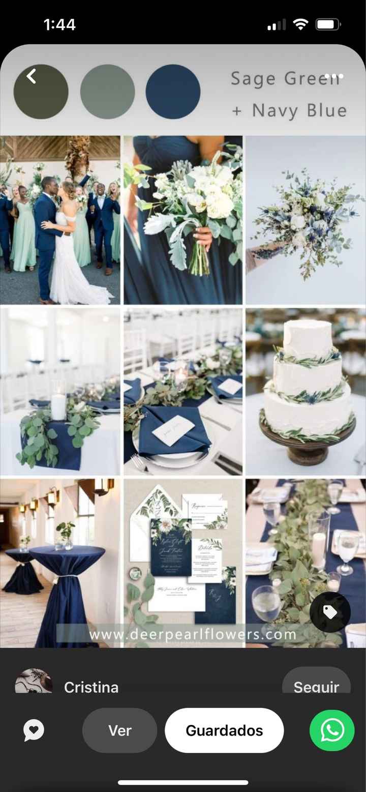 ¿Qué colores vas usar en la boda? 💙💜🤍💚 - 1