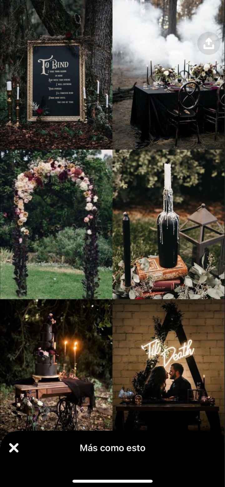 Ideas boda goth - 13
