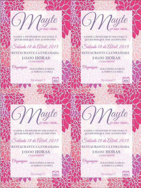 invitaciones de despedida 
