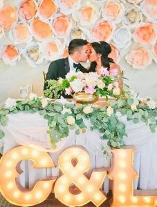 Lluvia de ideas: mesa de novios 11