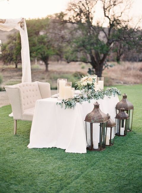 Lluvia de ideas: mesa de novios 9