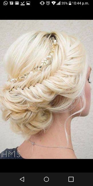 ¿Ya saben que peinado llevarán el día de su boda? - 1