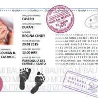 INVITACION BAUTIZO