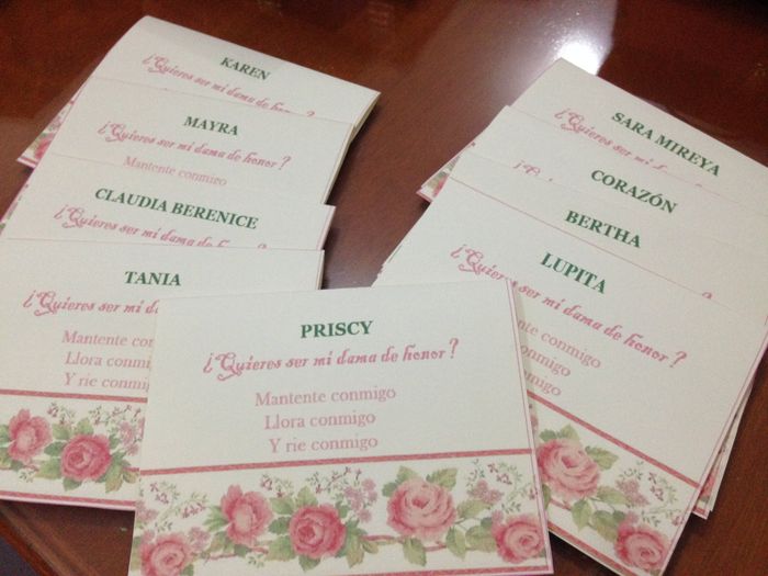 Tarjetas para Damas 