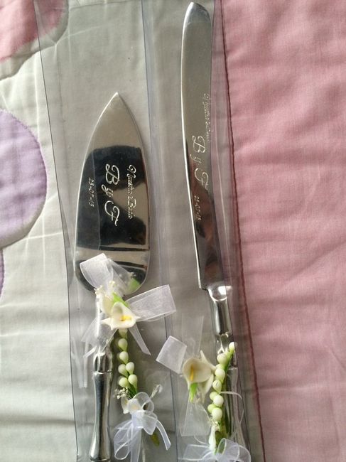 Mi cuchillo y palita para pastel - 1