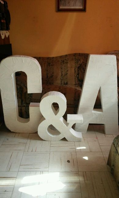 Sesión de fotos con letras gigantes :) - 1