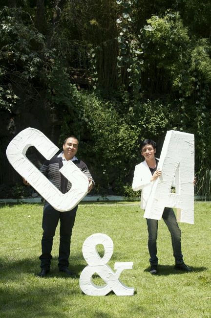 Sesión de fotos con letras gigantes :) - 1