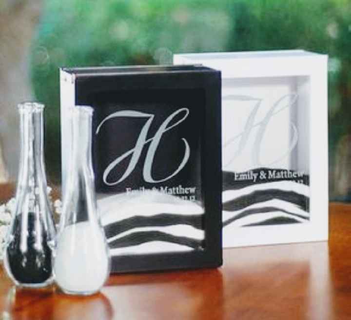 ¿Alguien ha realizado o va a realizar la ceremonia de la arena en su boda? - 1