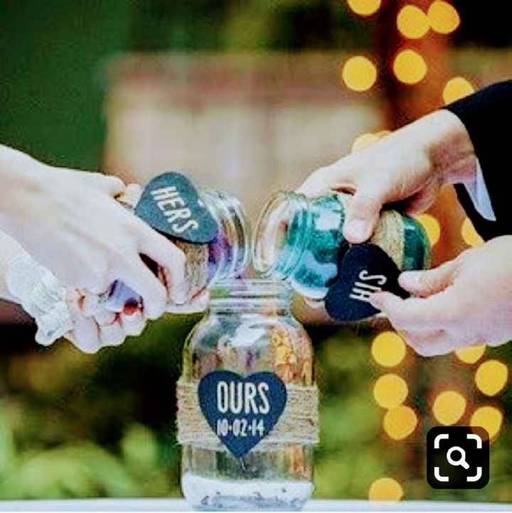 ¿Alguien ha realizado o va a realizar la ceremonia de la arena en su boda? - 2