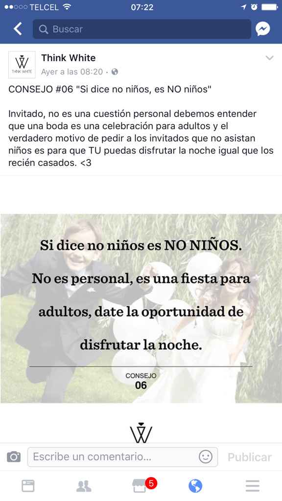 Qué piensan de los niños en las bodas ? - 1