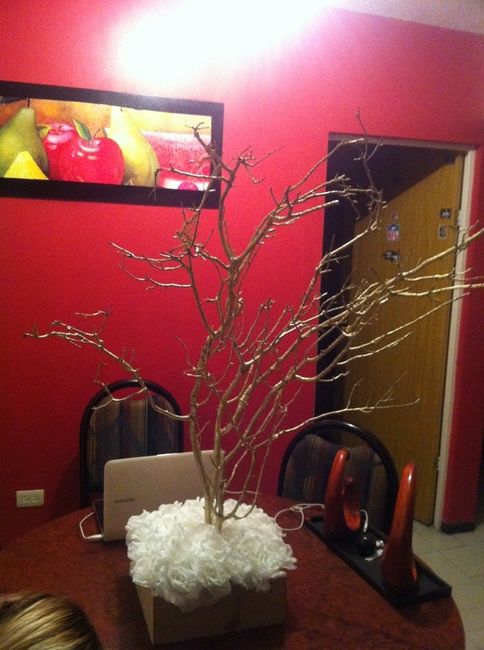 Mi árbol centro de mesa casi terminado!!!:) - 1