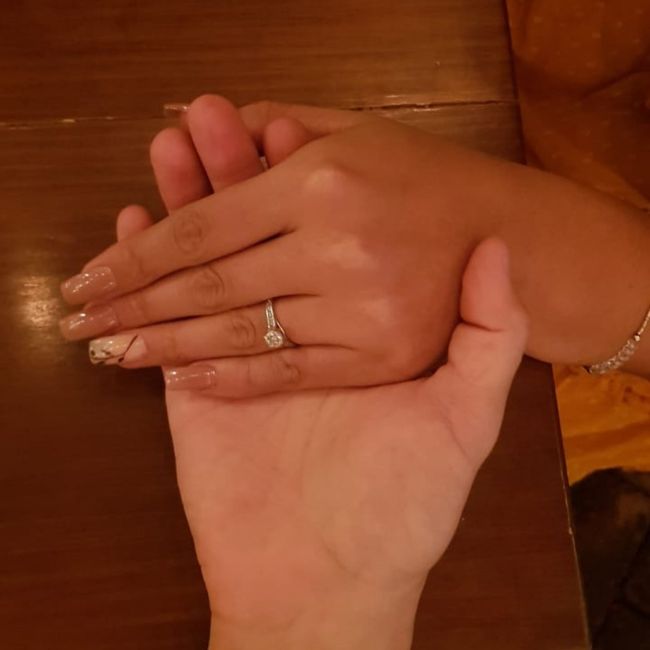 Presuman su anillo de compromiso💍 y como sucedió 😍🤭 1