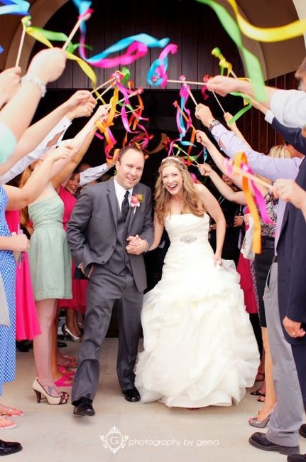 Genial y súper lindos para recibir a los novios - 6