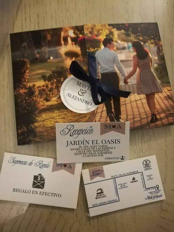 Frente + Recepción, Sugerencia de Regalo & Mapa