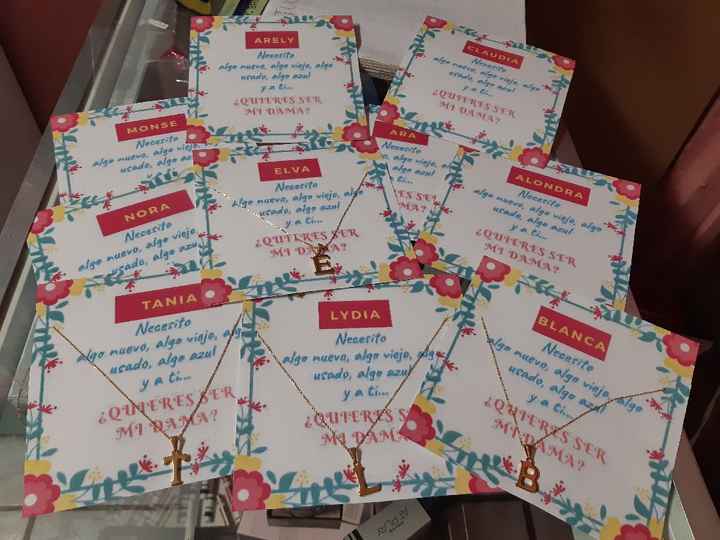 Detalles para damas de honor - 1