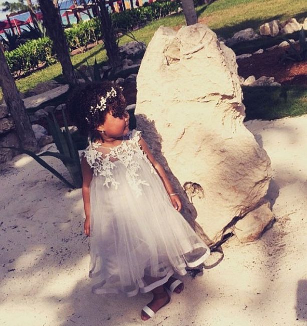 Vestido para flower girl