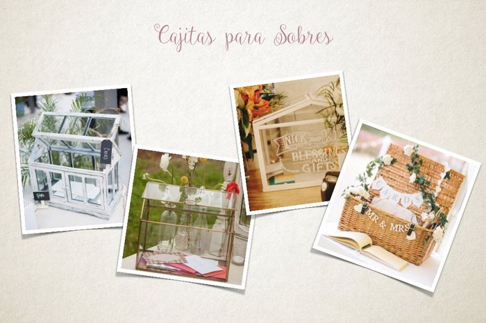 Cajitas para sobres