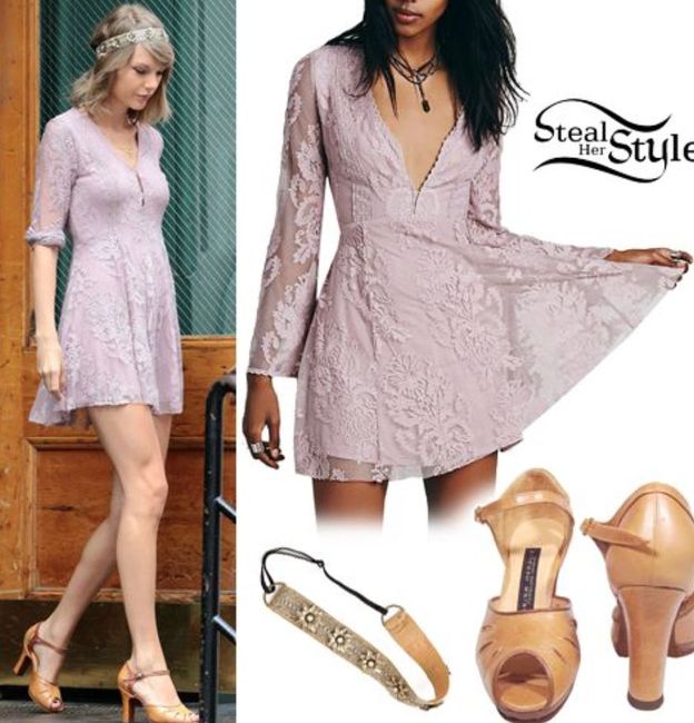 Vestidito Free People + Zapatos abiertos