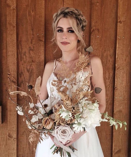 Inspiración de otoño: hair, makeup, bouquet