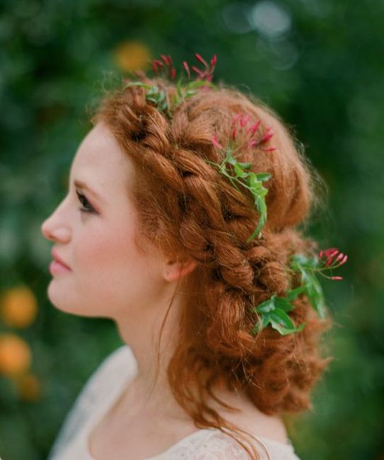 Curly Hair Bride