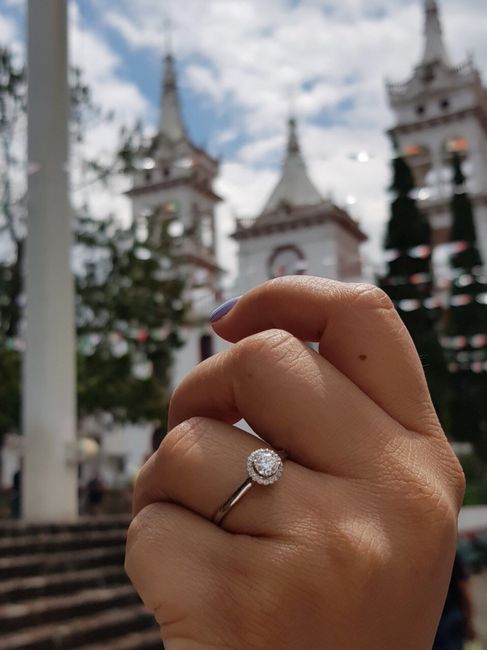 El anillo de compromiso: plateado o dorado? 2