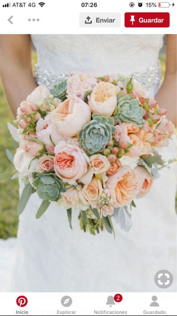 Ramos de novia con suculentas 💚🌸💚 - 1